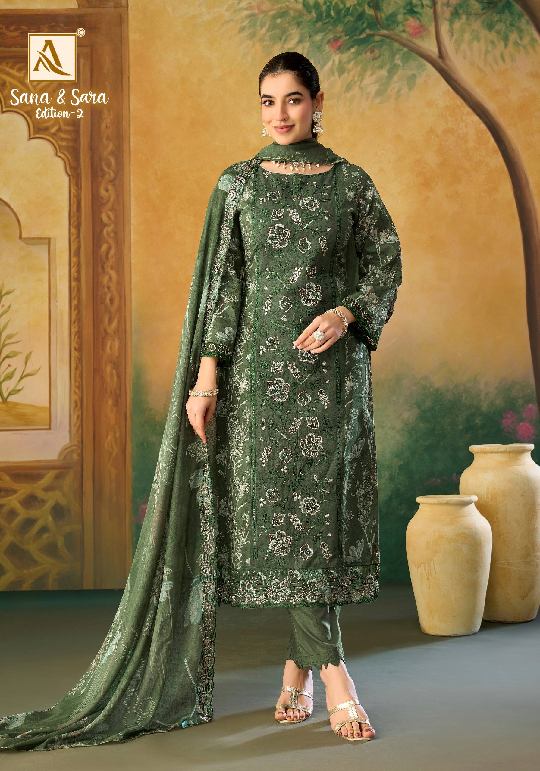 SANA SARA-2 BY ALOK SUIT 01 To 06 Series Beautiful Festive Suits Stylish Colorful Fancy Casual Wear & Ethnic Wear Pure Cambric cotton Dresses At Wholesale Price